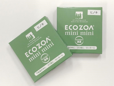 ヒノキの香り、ECOZOAのminimini