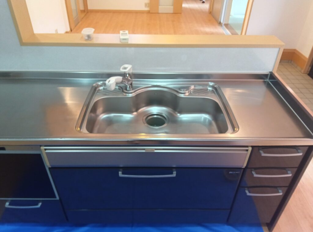 水廻りコーティング施工後、ガラスコーティング施工