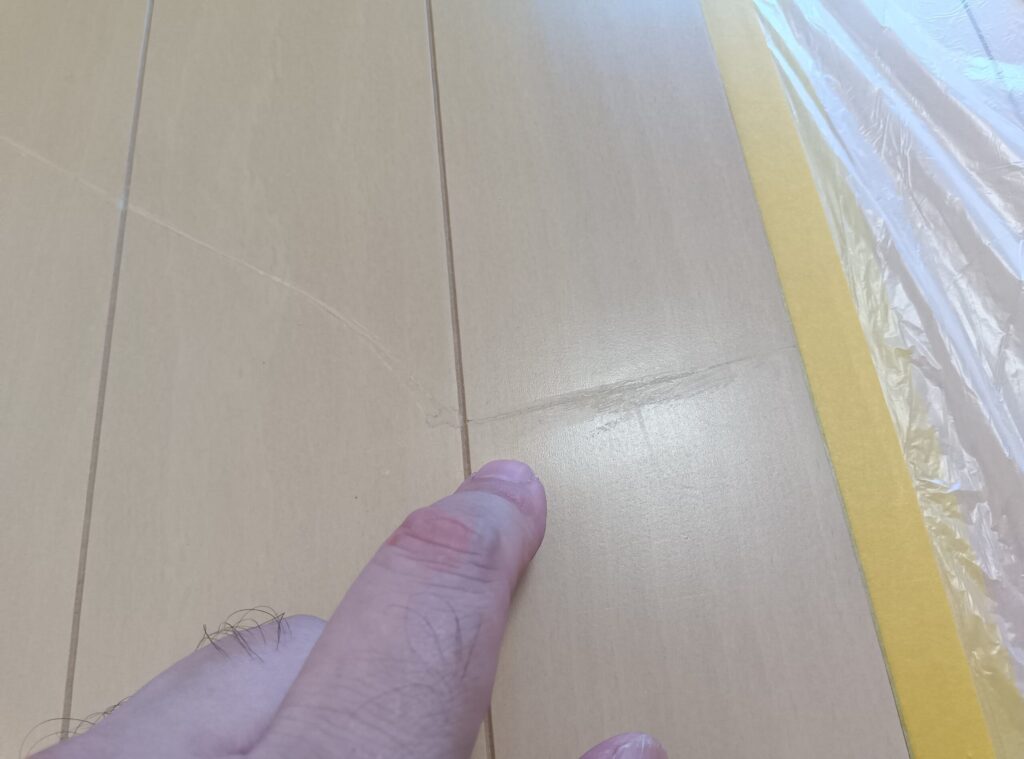 リペア(床の傷補修)